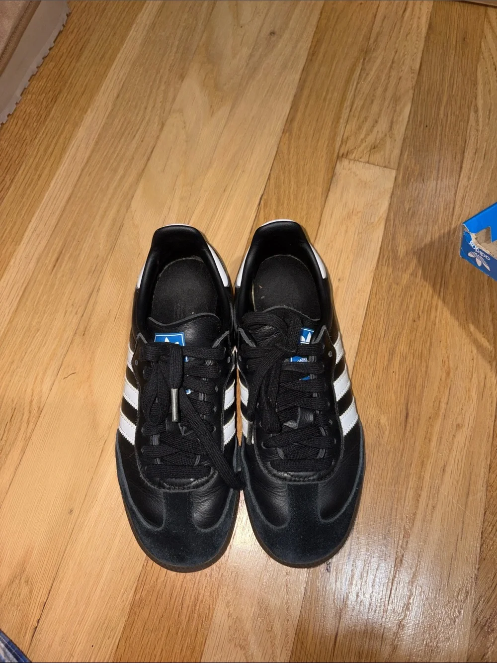 adidas Black and White Samba Low-Top Sneakers